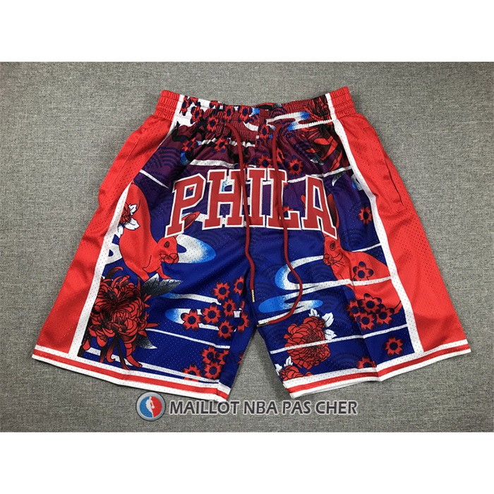 Short Philadelphia 76ers Lunar New Year Mitchell & Ness Just Don Rouge